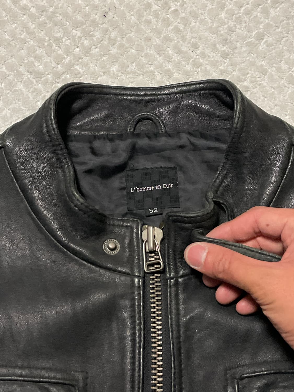 [52] L'homme en cuir 웨스턴 무드 소가죽 포켓 레더 상품이미지5