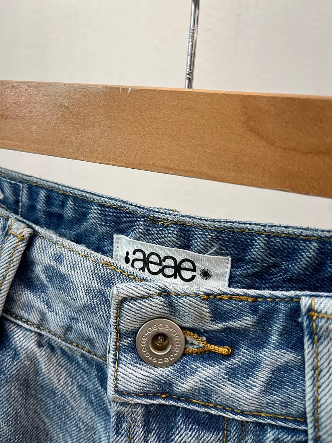 여) aeae 25ss 디스 와이드진  상품이미지8