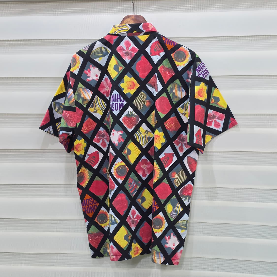 빈티지 모스키노 하와이안 반팔셔츠- L 상품이미지6