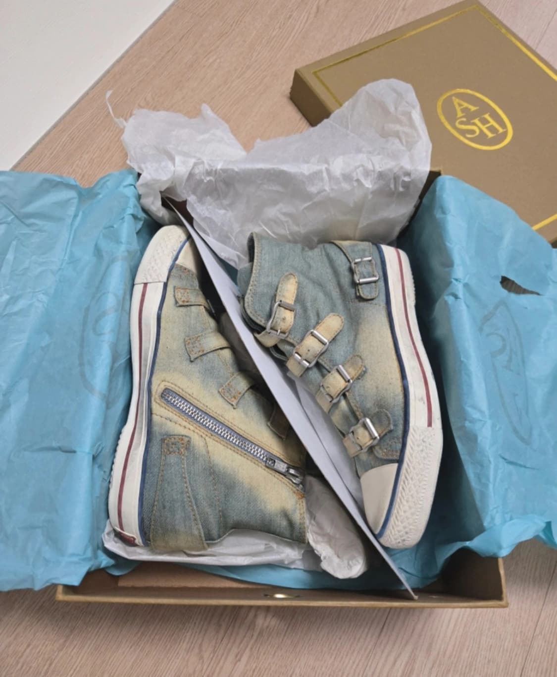 Ash 하이탑 스니커즈 빈티지 데님 36 상품이미지2