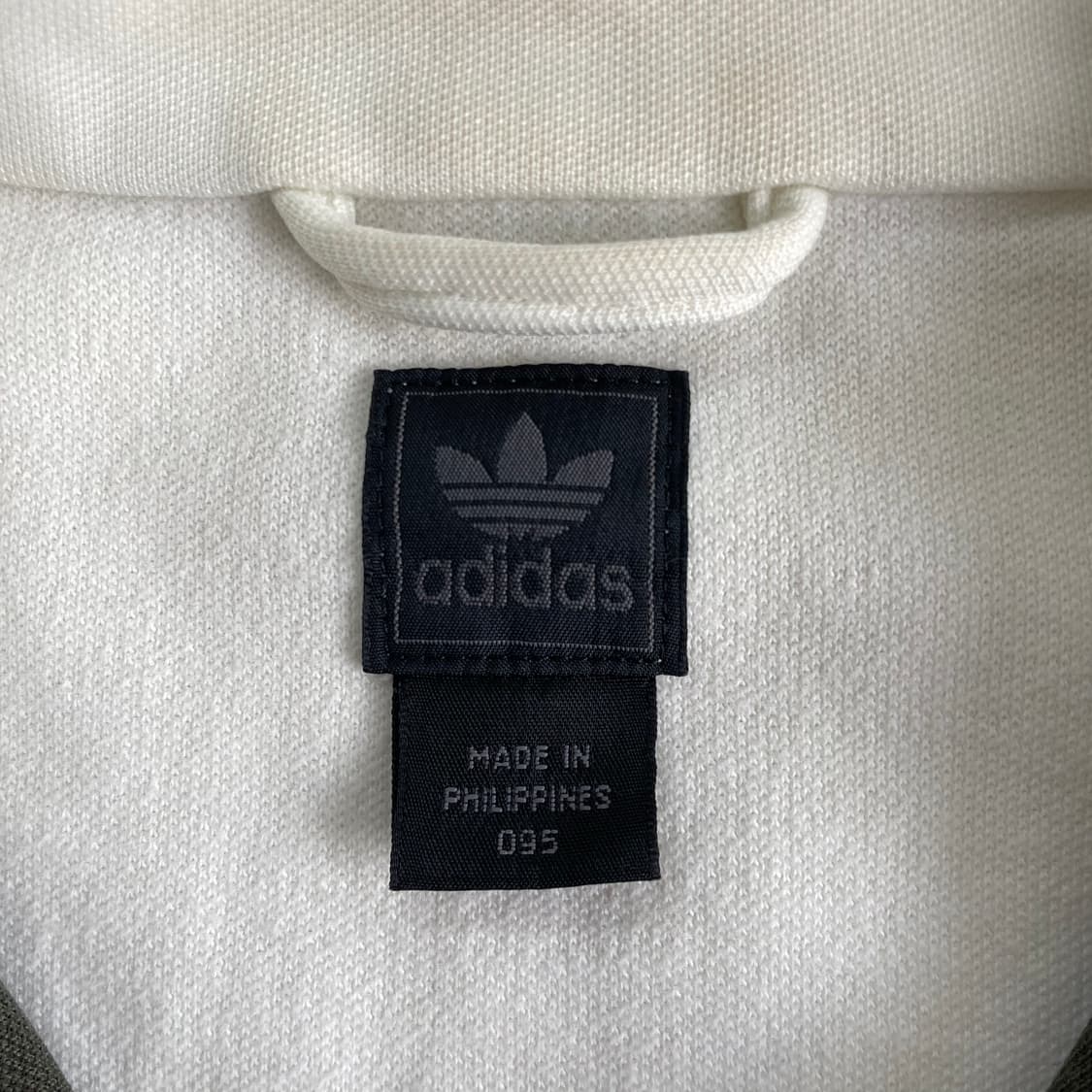 Adidas 아디다스 00‘s 카키 아이보리 배색 배켄자우어 트랙탑 자켓 상품이미지5