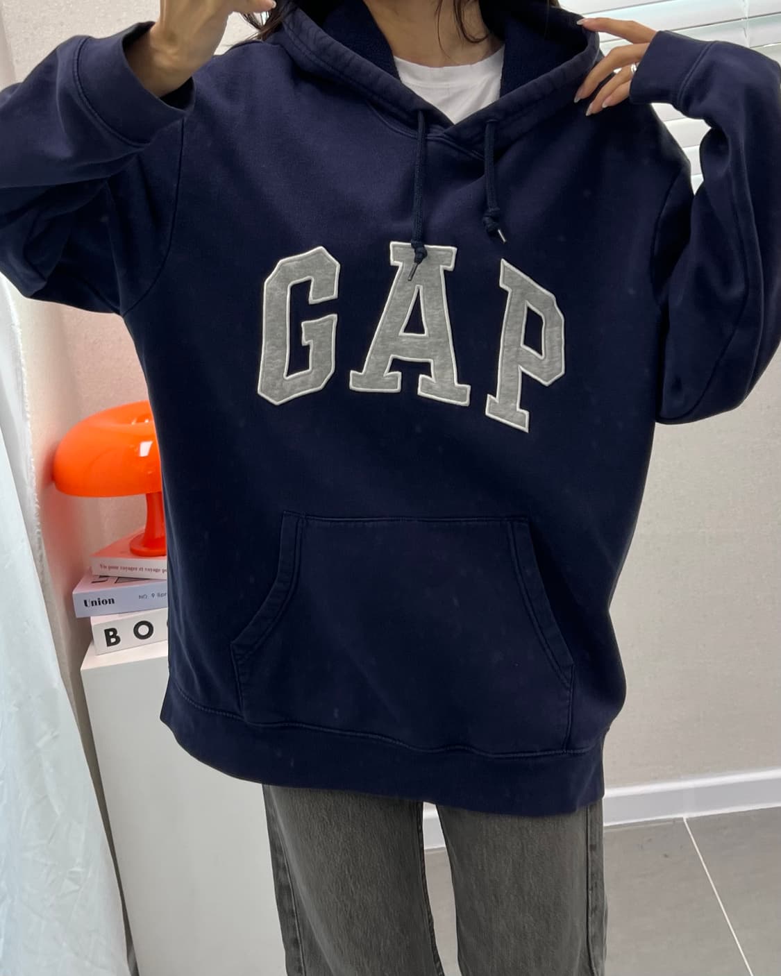 (XL)GAP 기모 후드-M1479 상품이미지1