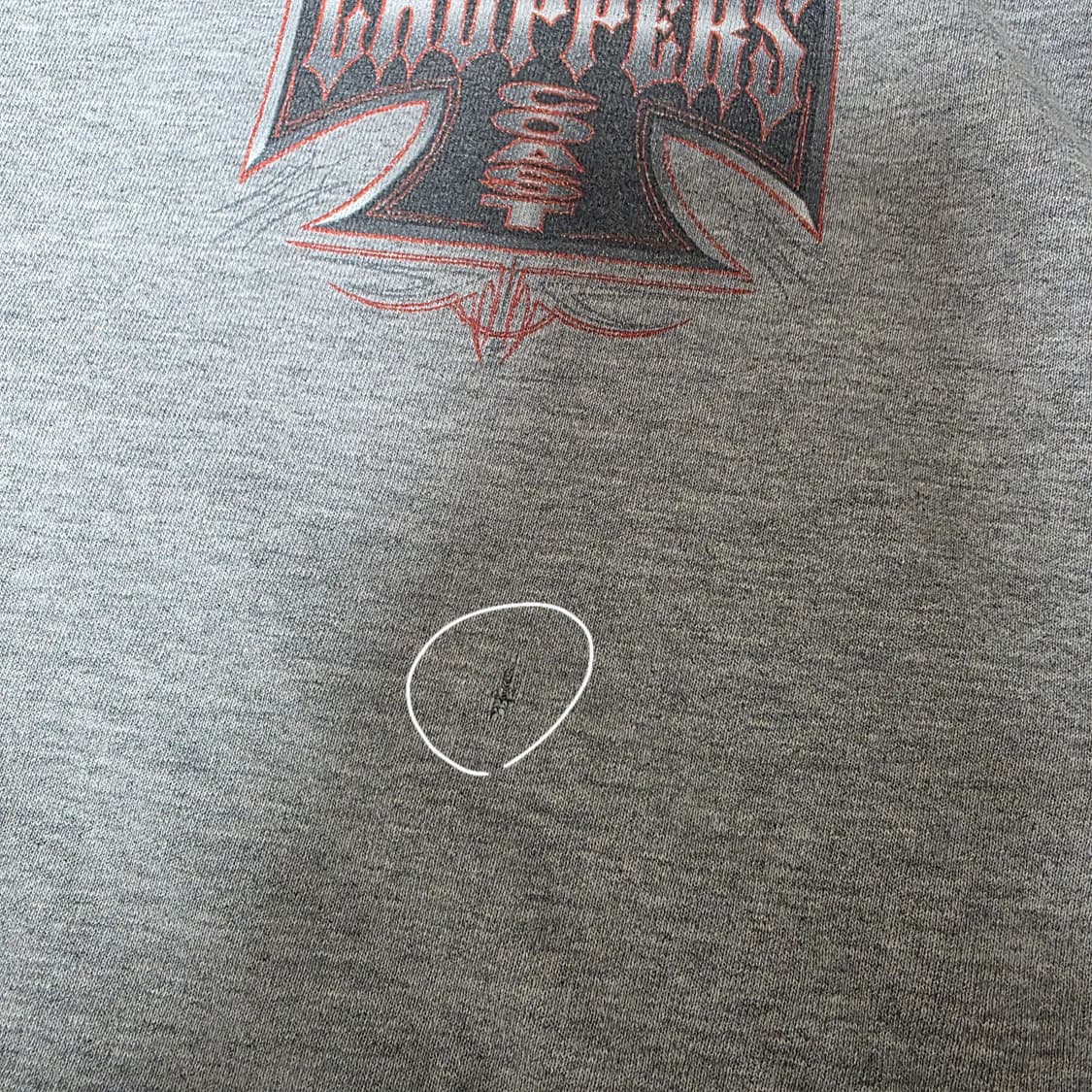 [OS] 00s 빈티지 WCC 웨스트 코스트 차퍼스 티셔츠 멜란지 상품이미지4