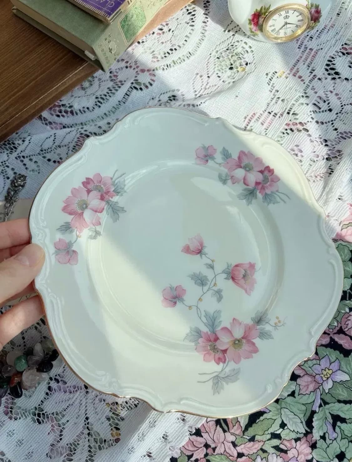 독일 올드 후첸로이터 이형 샐럿 접시 상품이미지3