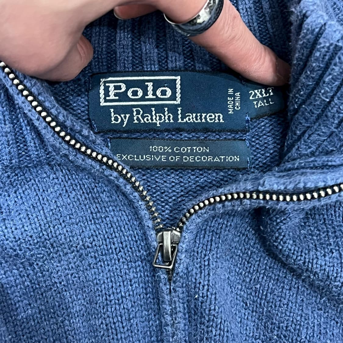 폴로 랄프로렌 반집업 니트 s08551 상품이미지6