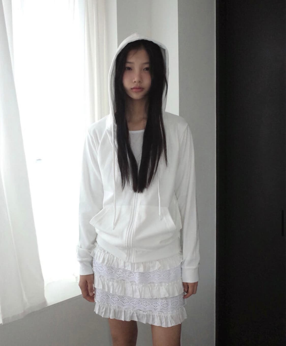 베이비랩 너디 후드 화이트 상품이미지1