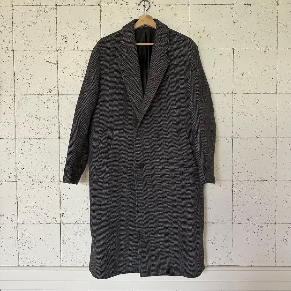 95 마인드브릿지 헤링본 코트 상품이미지1