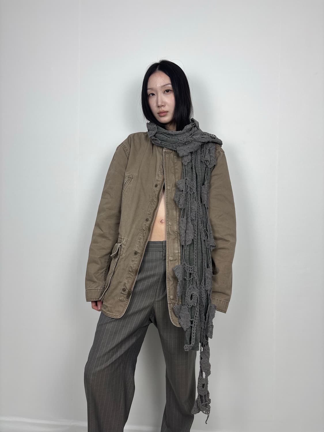 GRUNGE DRAPE SCARF 상품이미지4