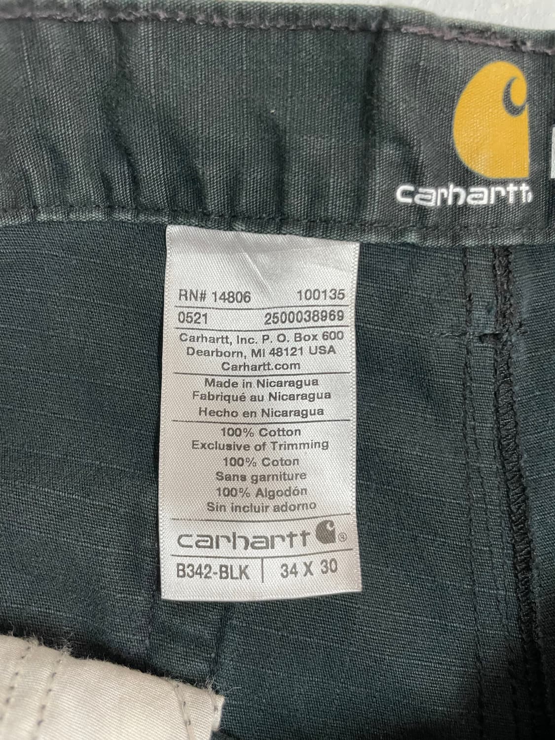칼하트 워크팬츠  상품이미지6