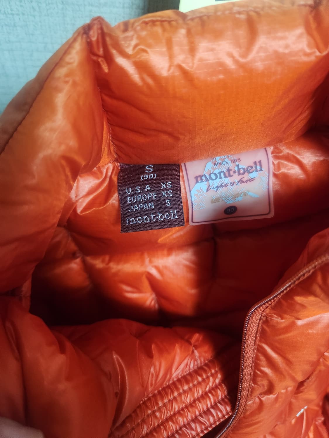 몽벨 플라즈마 ex1000 여성용 오렌지 상품이미지3