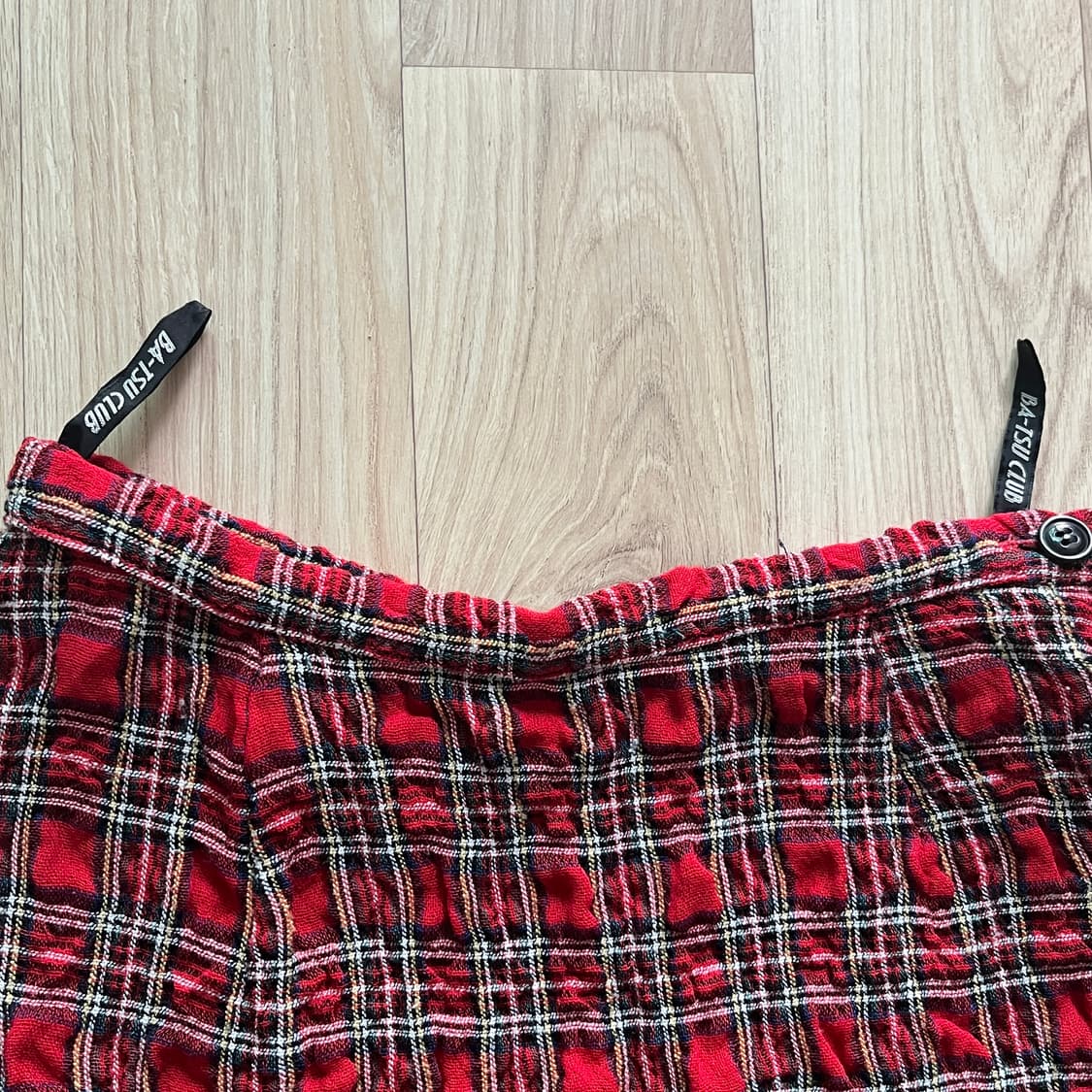 BA-TSU CLUB 체크 스커트 y2k 헤이세이 레트로 그런지 펑크 상품이미지3