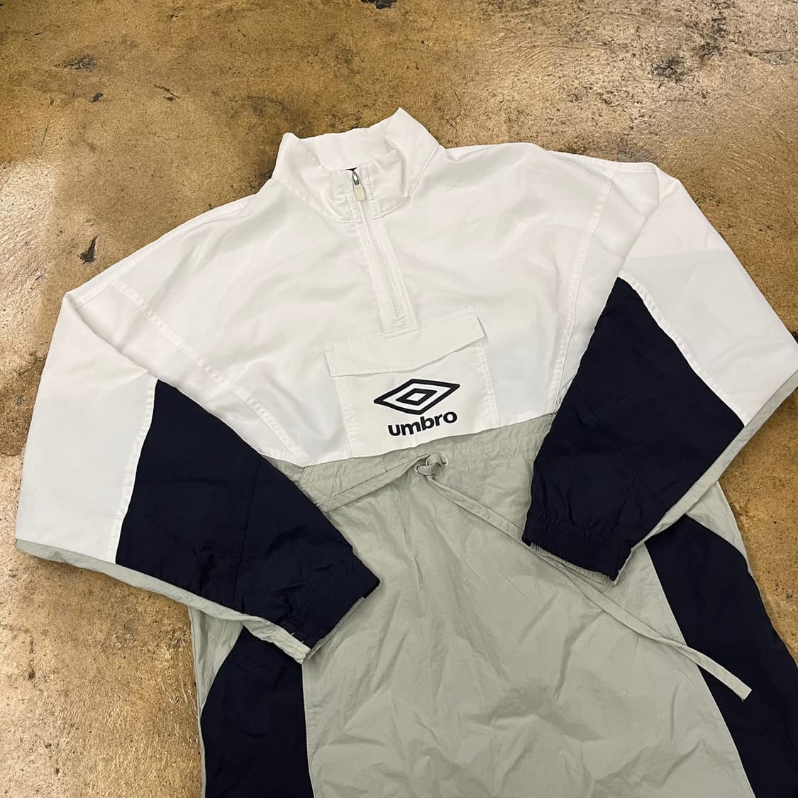 [정품/85] 엄브로 컬러블록 아노락 바람막이 b14 상품이미지1