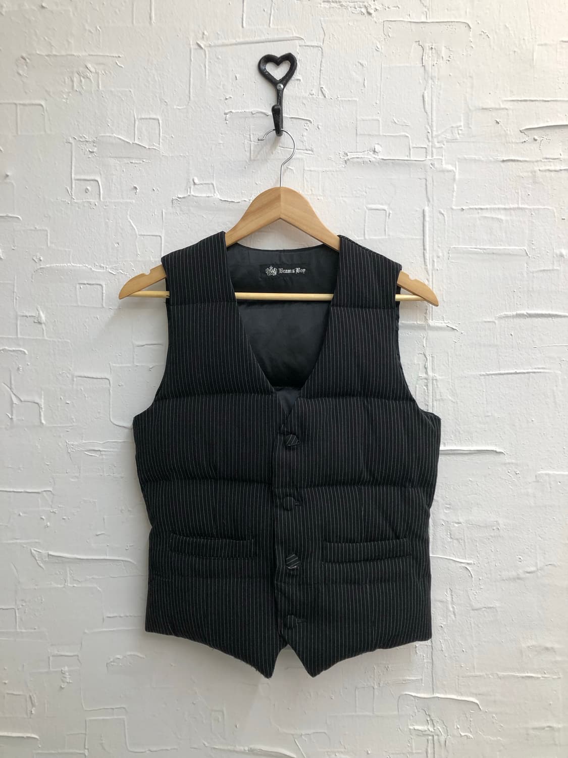 stripe quilted vest 상품이미지4