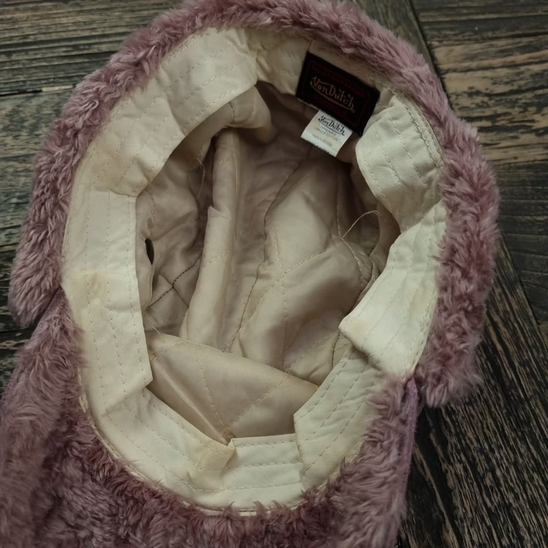 [본더치] 빅로고 Y2K 빈티지 스웨드 트루퍼 캡 M16387  상품이미지9