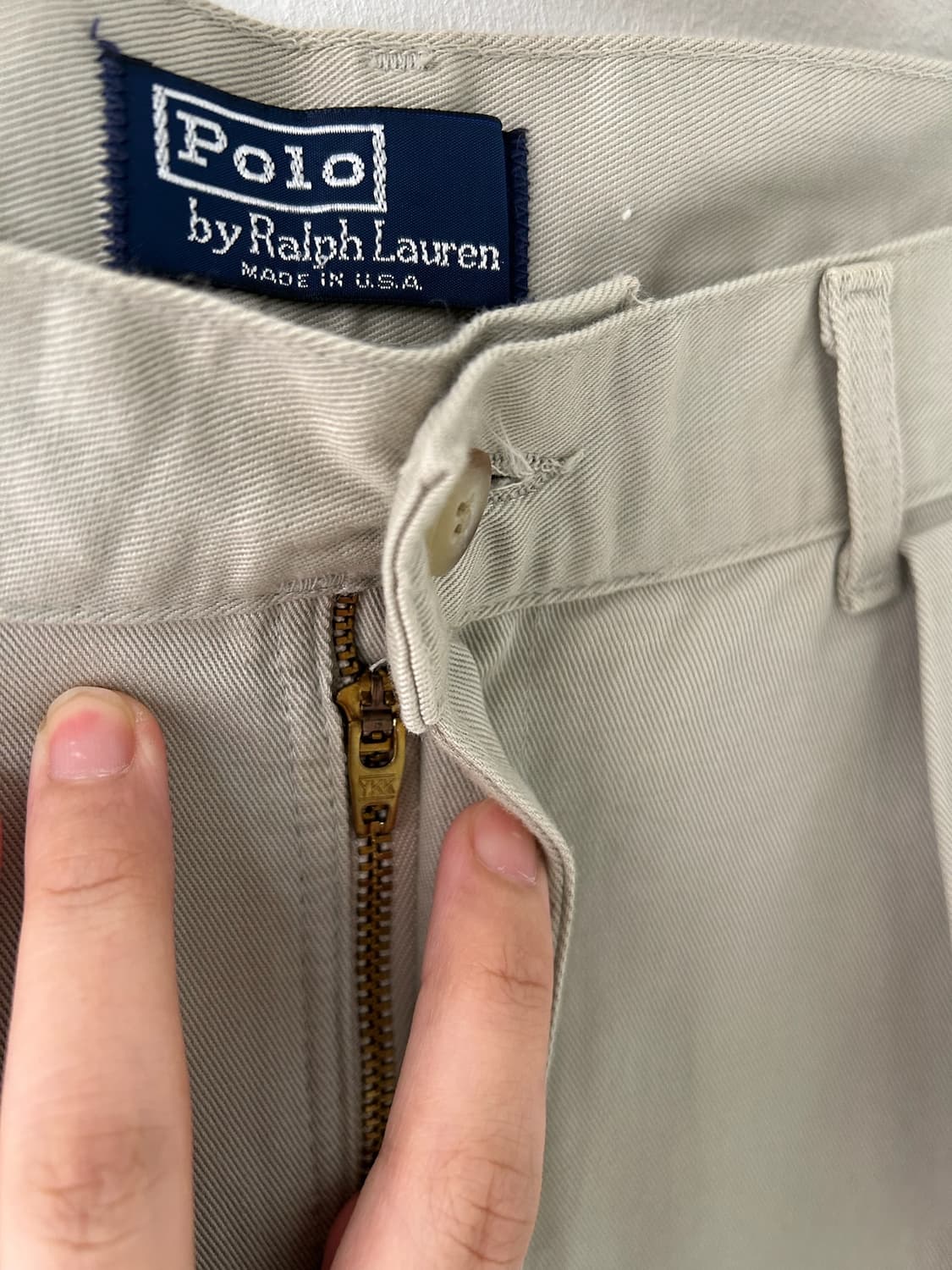 80-90's old label polo 2tuck chino pant. 상품이미지3
