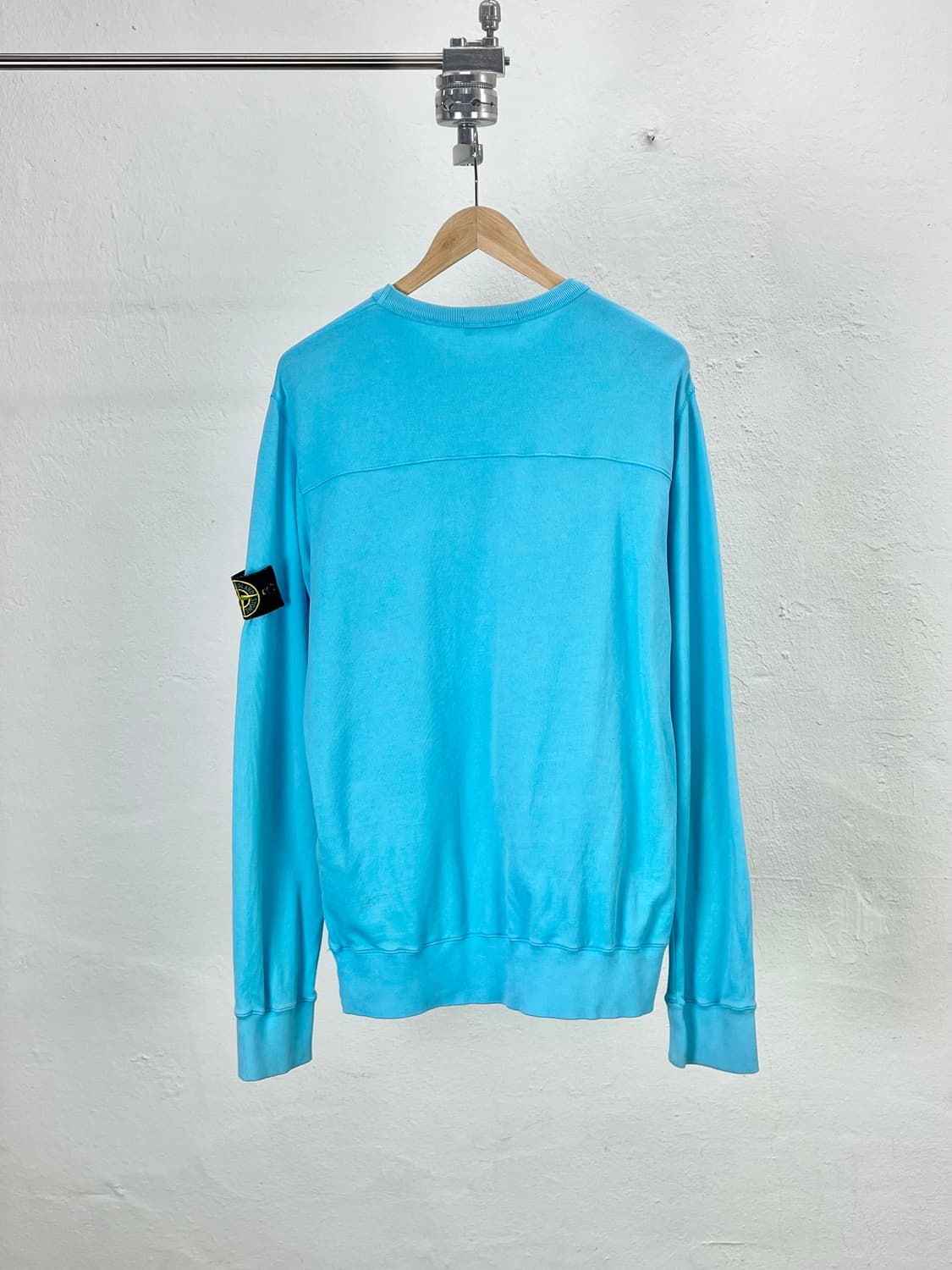 스톤 아일랜드 터쿼즈 와펜 크루넥 씬 니트 상품이미지6