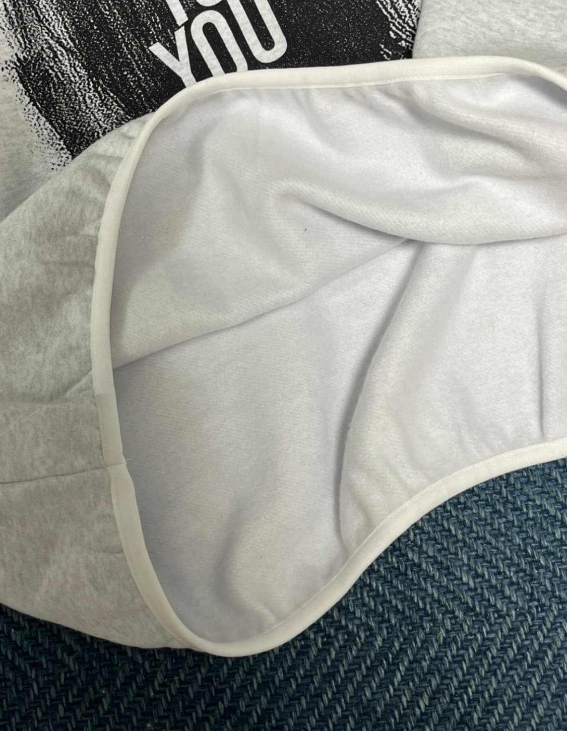 [새상품] 오버핏 배색 투톤 후드티 상품이미지2