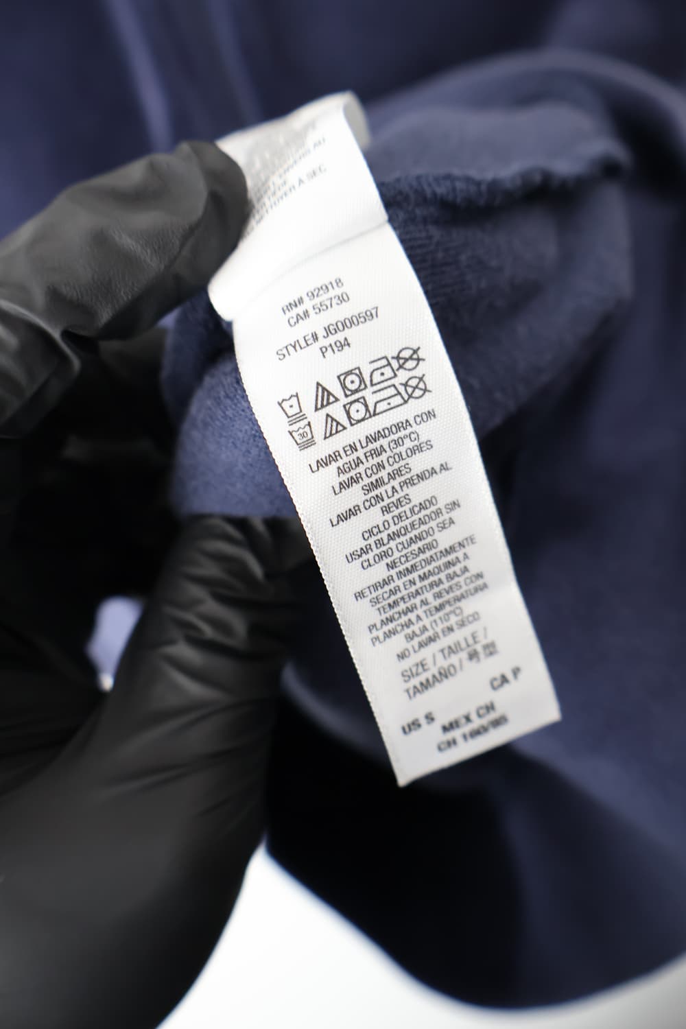 Juicy Couture Navy Velvet Zip-Up Hoodie 상품이미지8