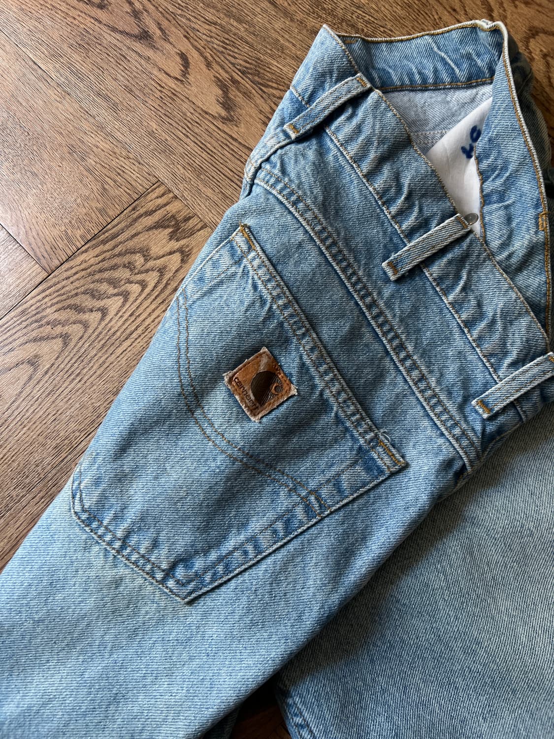 [34]칼하트 USA 빈티지 워싱 워크 데님 팬츠 상품이미지3