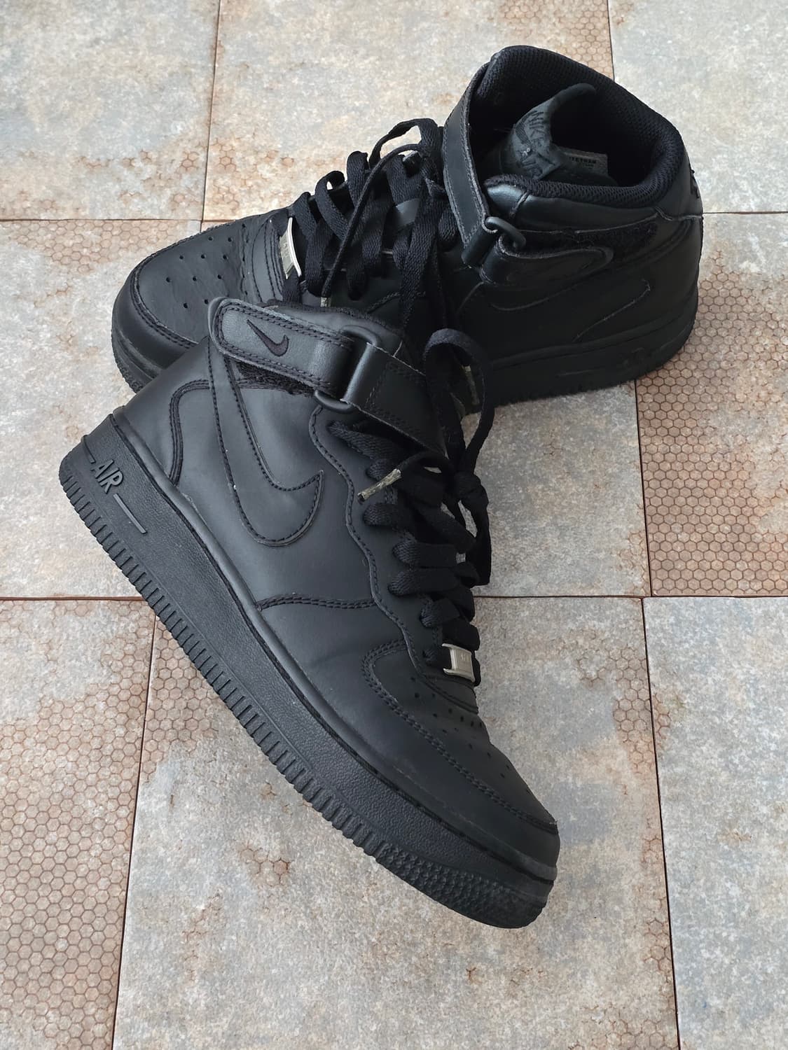 (235)나이키 빈티지 에어포스 1 07 미드 올검 상품이미지6