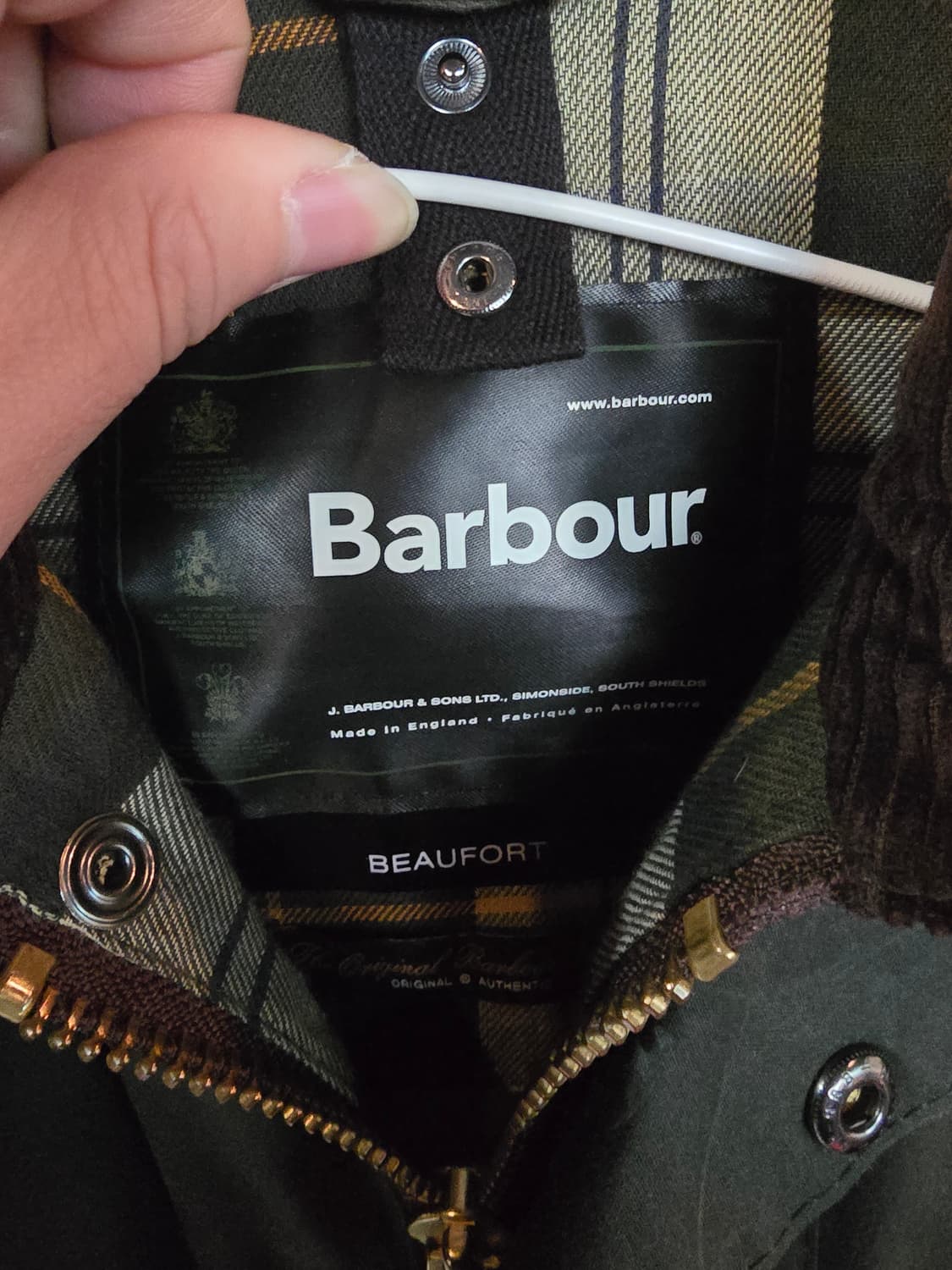 바버 뷰포트 자켓 올리브 상품이미지3