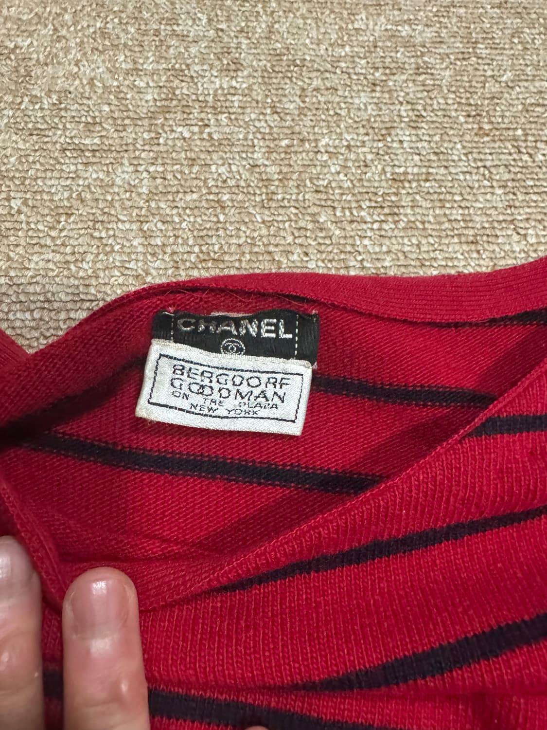 샤넬빈티지 니트 상품이미지3