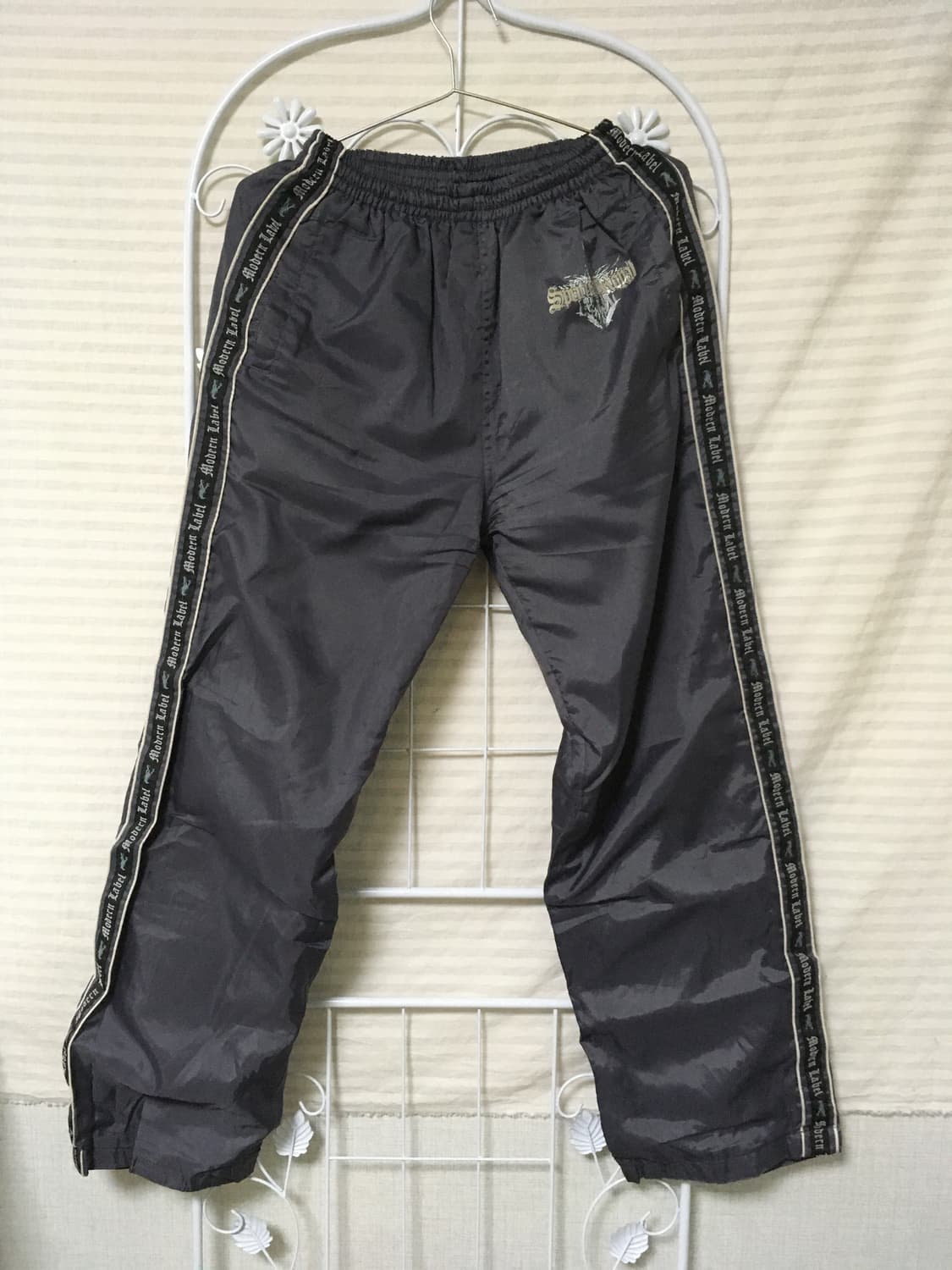 빈티지 그레이 드래곤 팬츠 y2k 스트릿 갸루 펑키 일본빈티지643 fa 상품이미지1