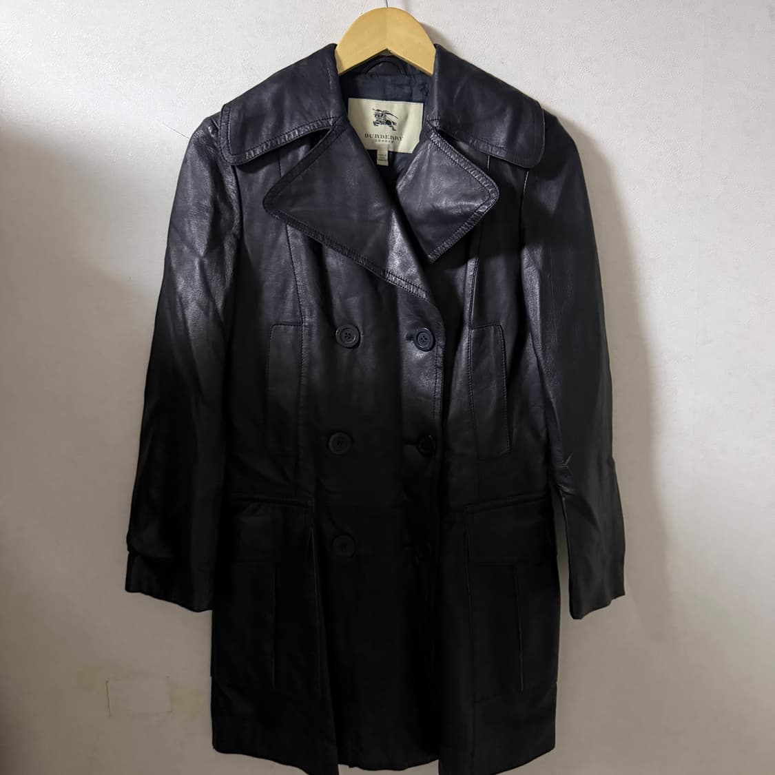 버버리 램스킨 트렌치 견장코트 USA4사이즈 (여성 55정도) 상품이미지1