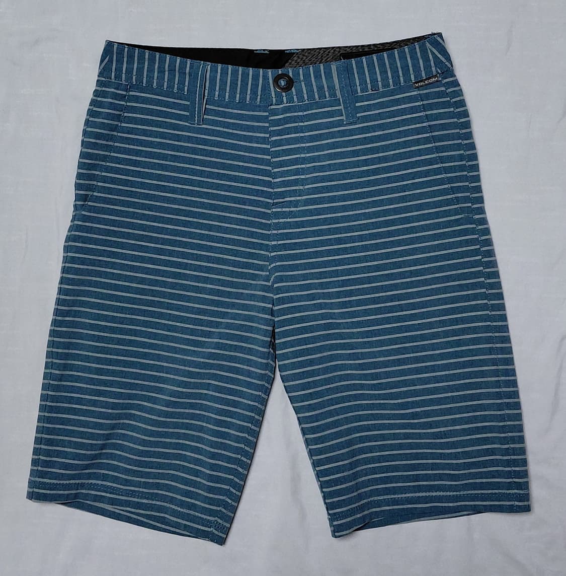 [26/12Y] VOLCOM 주니어 스트라이프 하이브리드 쇼츠 상품이미지1