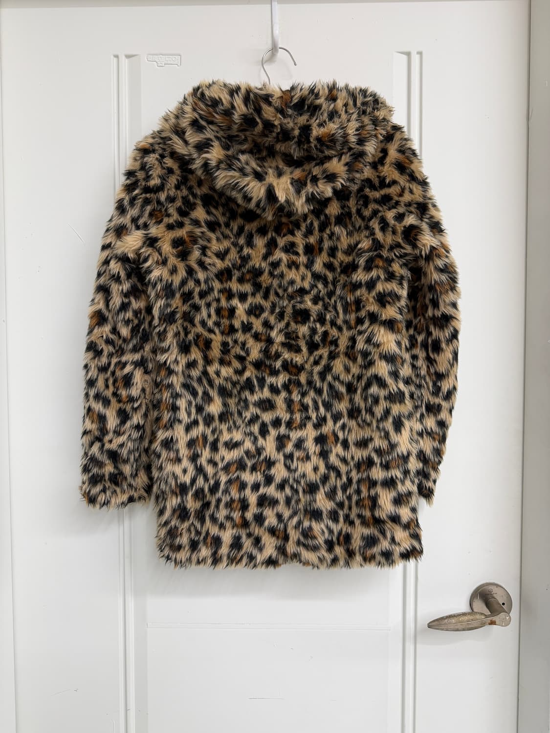 일본빈티지 레오파드 퍼 후드자켓 상품이미지9