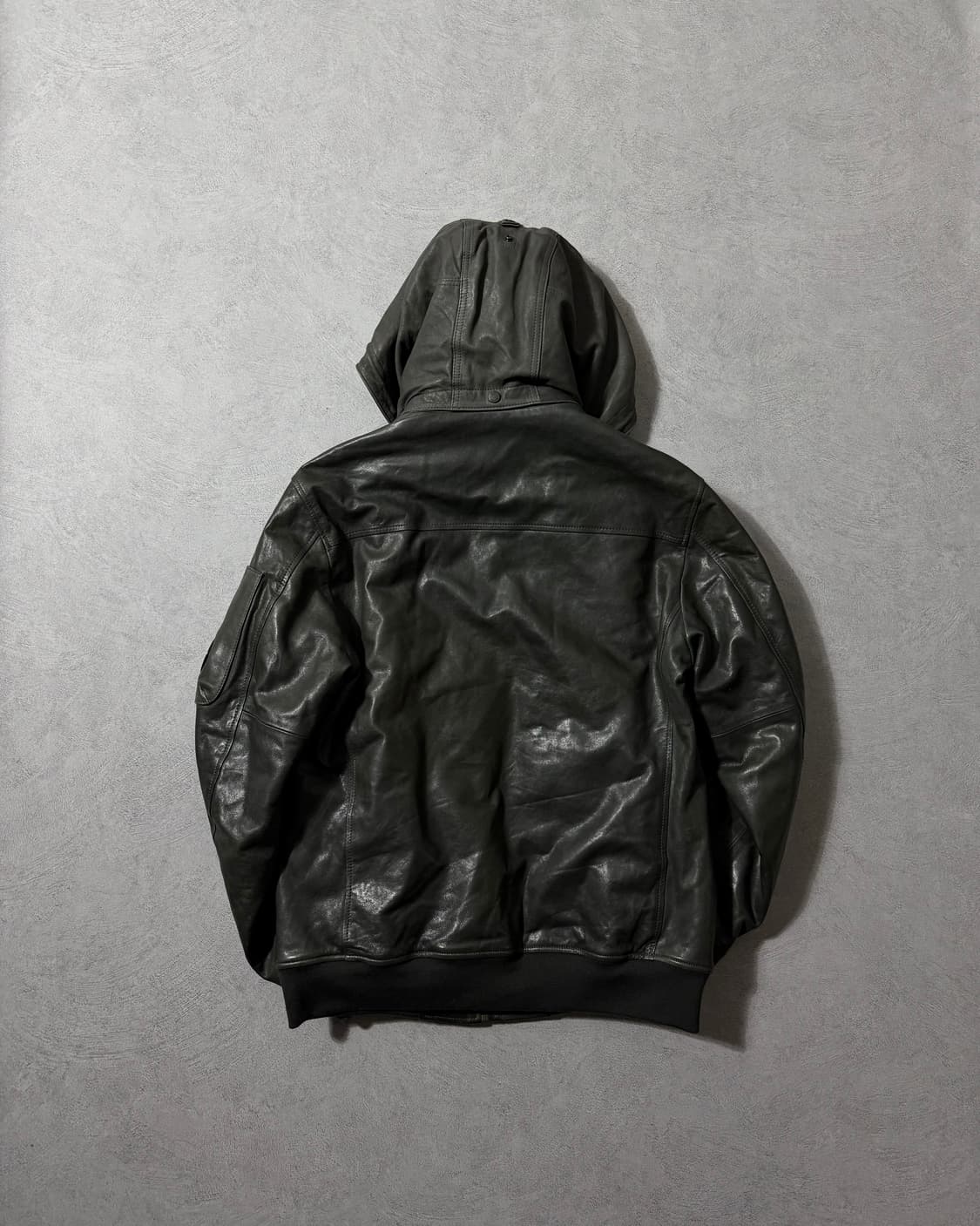 Cp컴퍼니 고글 램스킨 레더자켓 상품이미지2