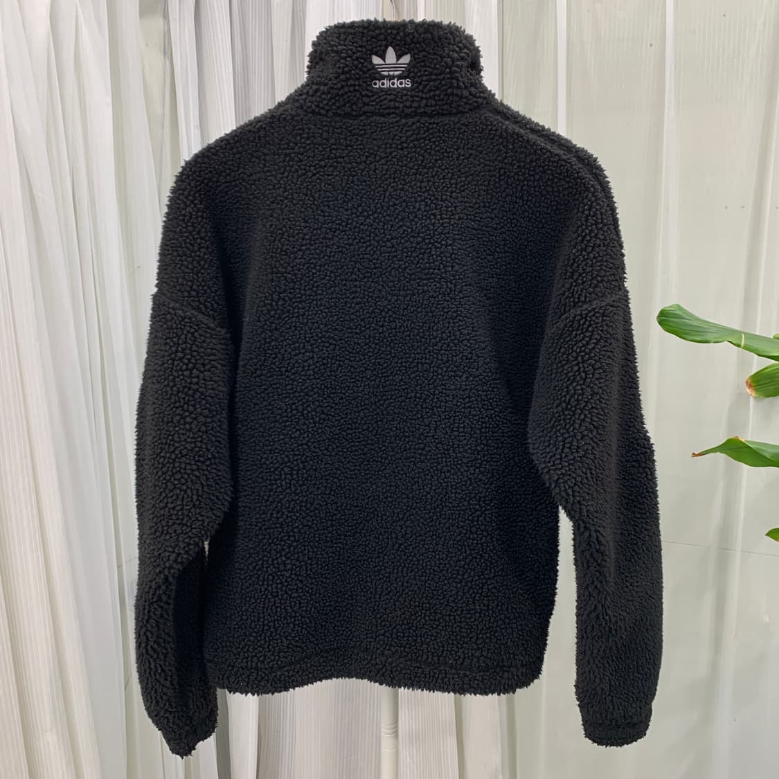 아디다스 빅로고 후리스 뽀글이 집업 재킷 1810 상품이미지2