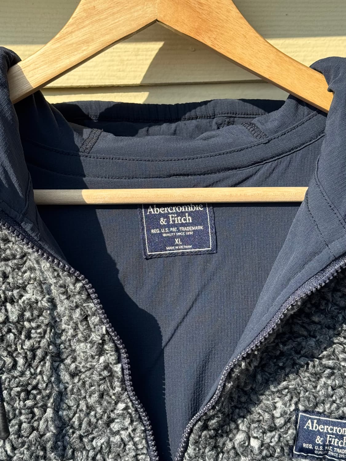 아베크롬비 플리스 후드 집업 자켓 상품이미지2