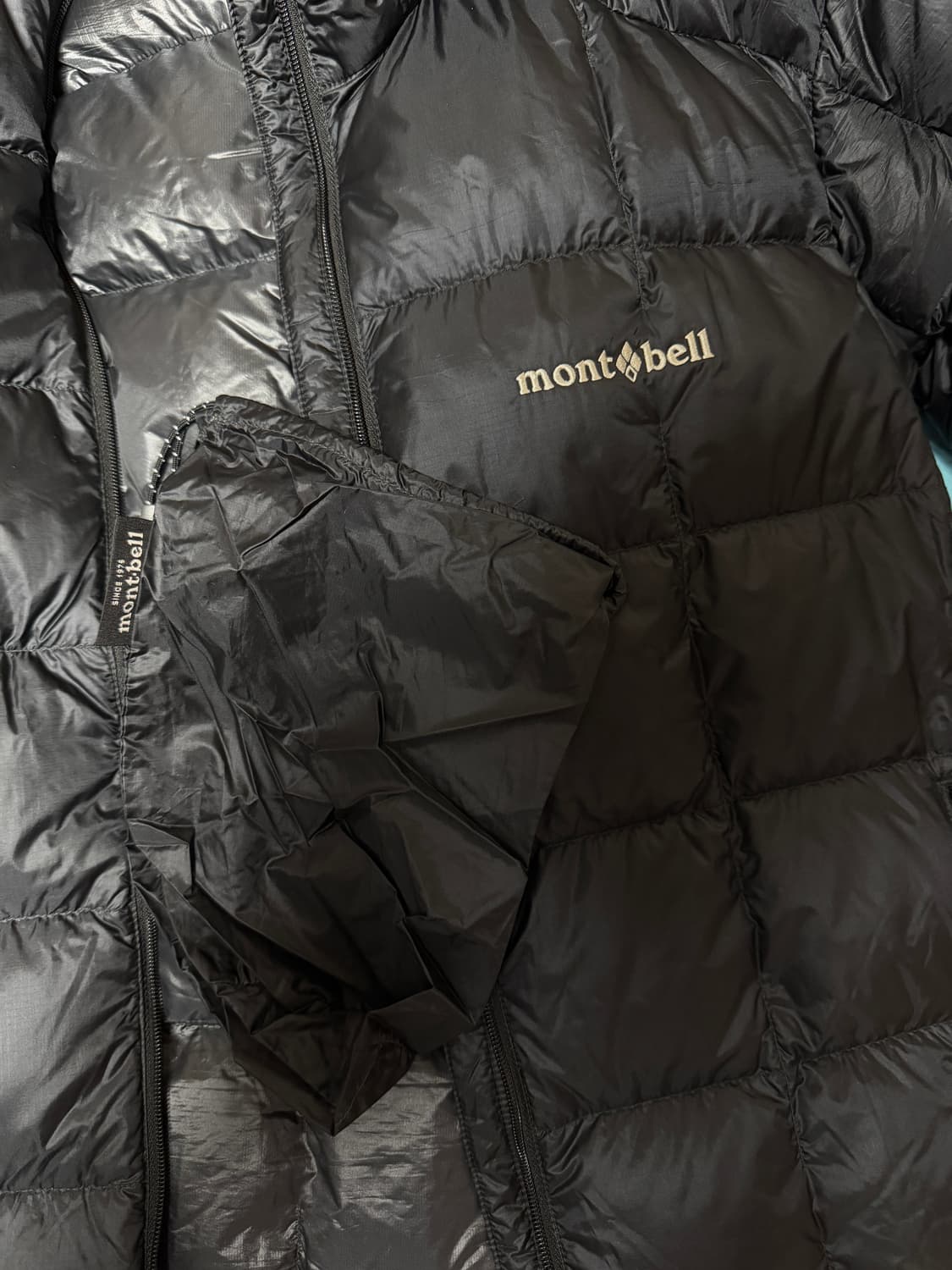 몽벨 슈페리어 다운 경량 패딩 M 상품이미지5