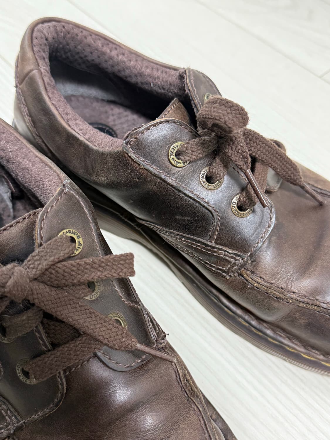 90-00s 닥터마틴 유팁 청키슈즈 EU 43 브라운 상품이미지2