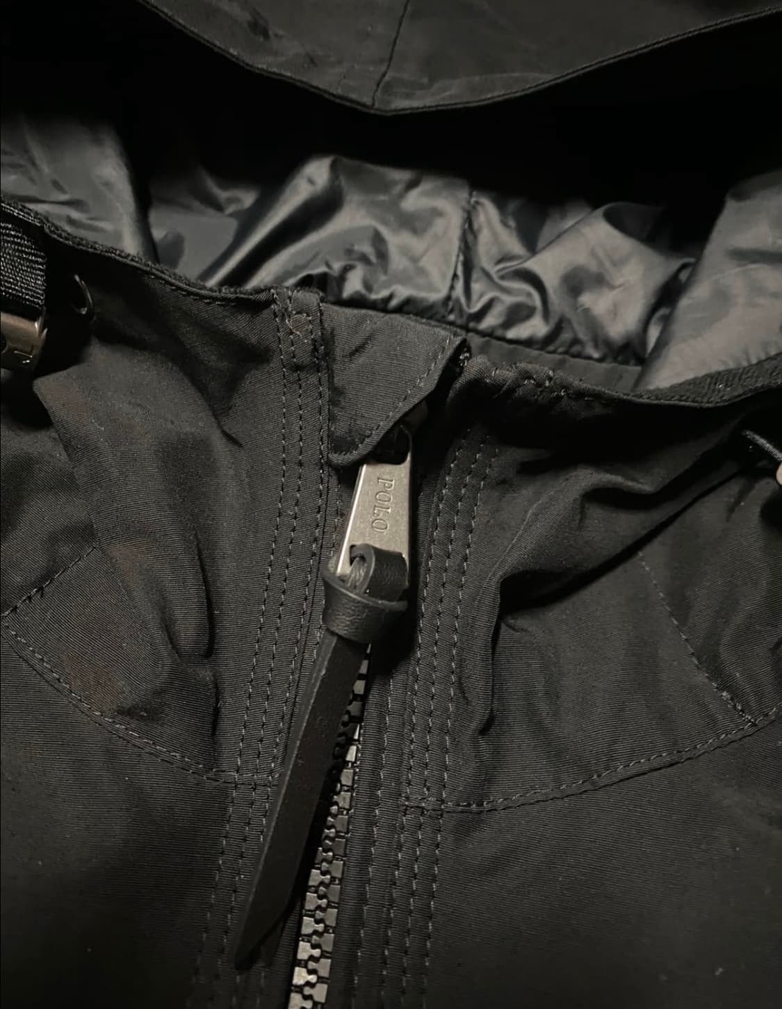 폴로 랄프로렌 최신형QR택 소프 바람막이 자켓 블랙 S 상품이미지4