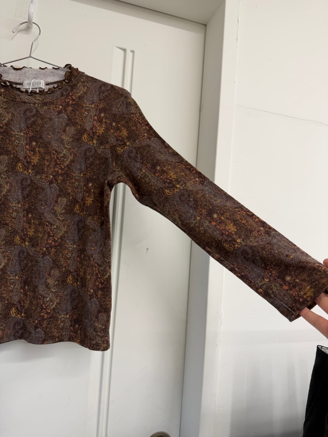 일본빈티지 페이즐리 롱슬리브  상품이미지6