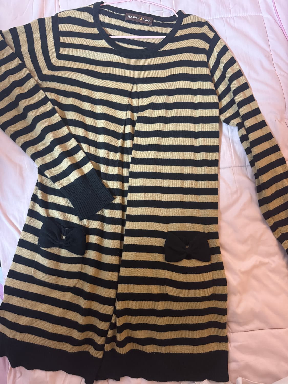 일본빈티지 꿀벌 라떼갸루 원피스 상품이미지1