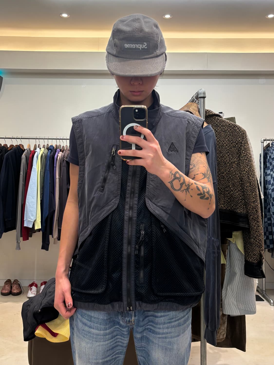 나이키 acg 유틸리티 우븐 메쉬 베스트 상품이미지8