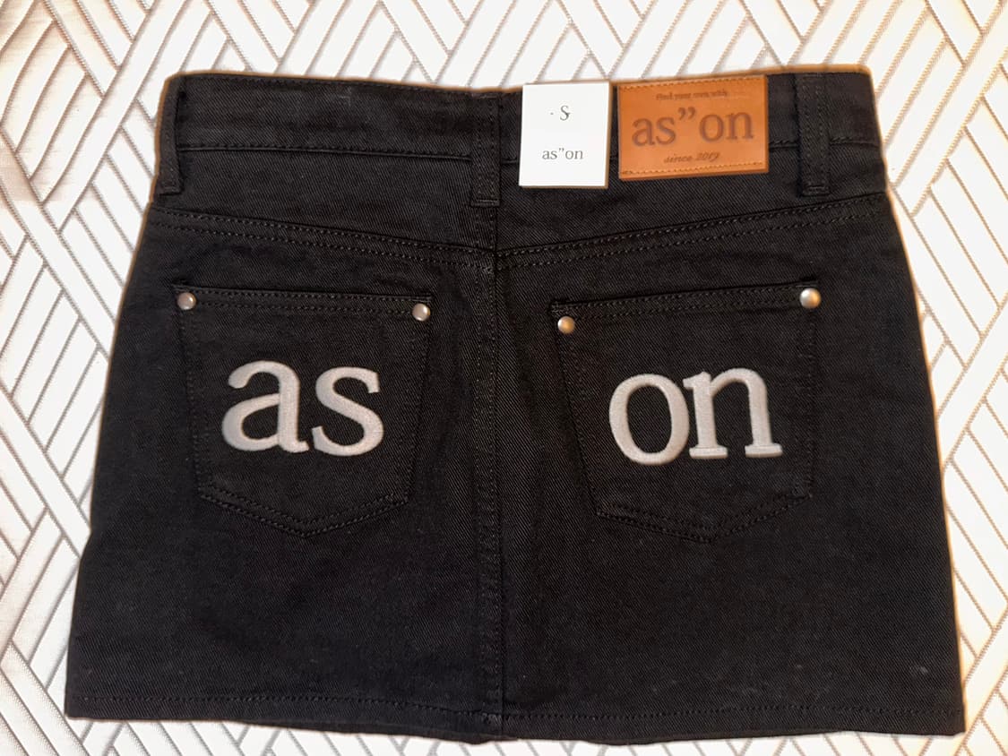 애즈온 POG SKIRT 포그 스커트 치마(새상품!!!) 상품이미지2