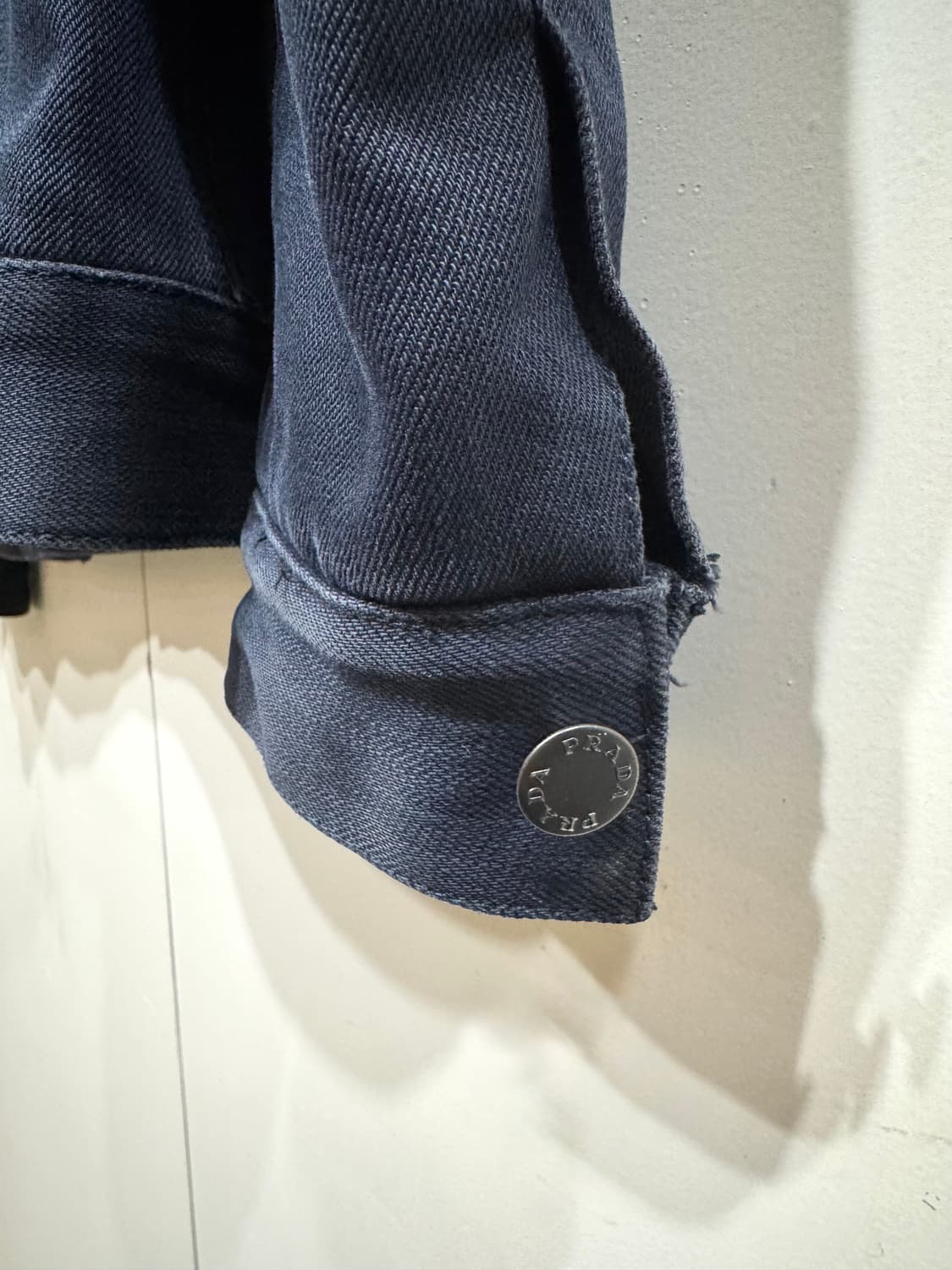 PRADA 프라다 암 레더 포켓 트러커 자켓 상품이미지4