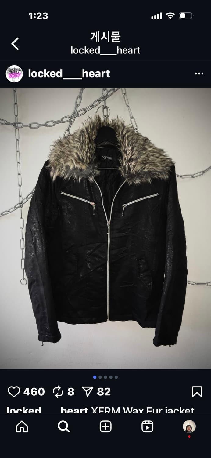 XFRM Wax fur jacket 상품이미지1