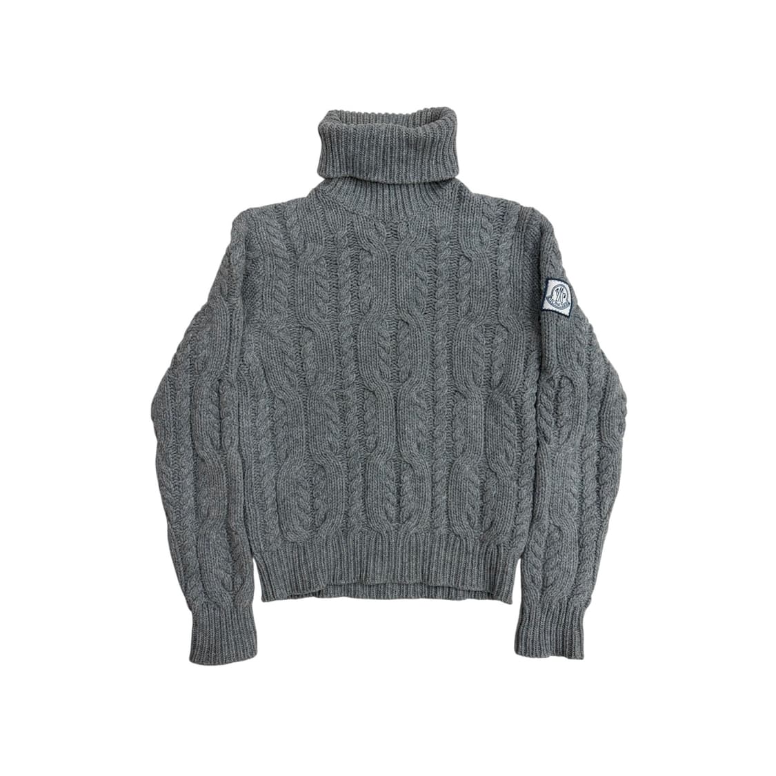 몽클레어 몽클레르 감마 블루 목폴라 목티 터틀넥 케이블 니트 s 상품이미지1