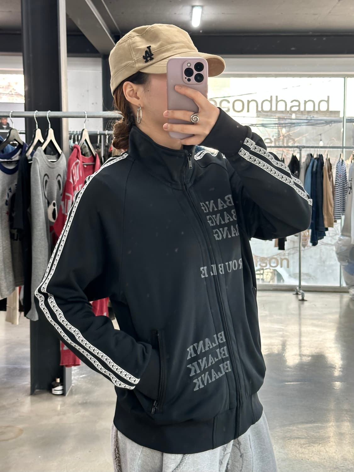 히스테릭글래머 레터링 트랙 져지 상품이미지2