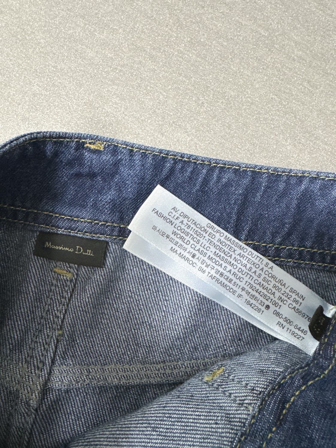 마시모두띠 버튼다운 데님 스커트 상품이미지5