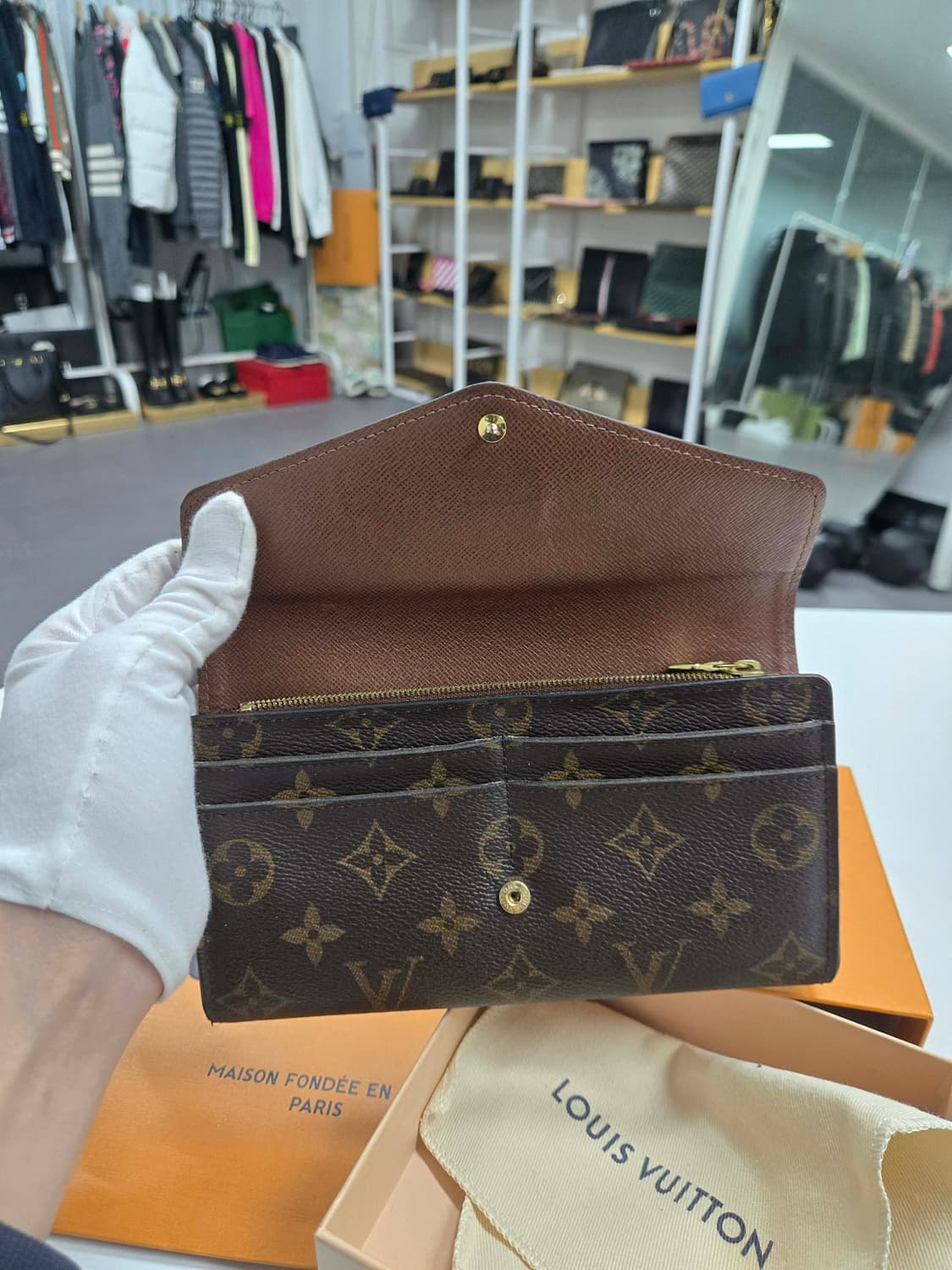 [A급컨디션]루이비통 사라 월릿 장지갑 상품이미지5