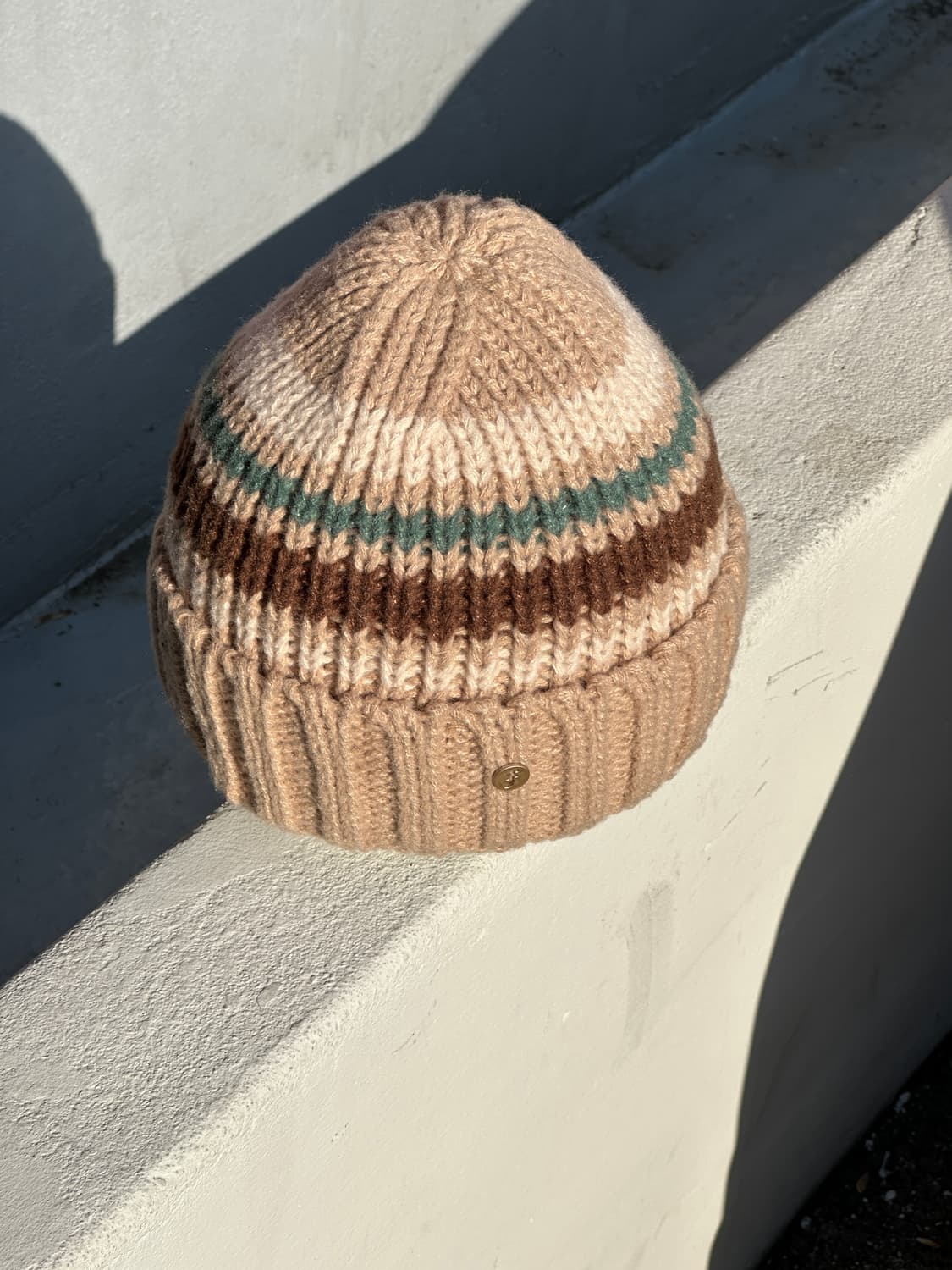 [F] 빈티지 스트라이프 비니 모자 상품이미지1