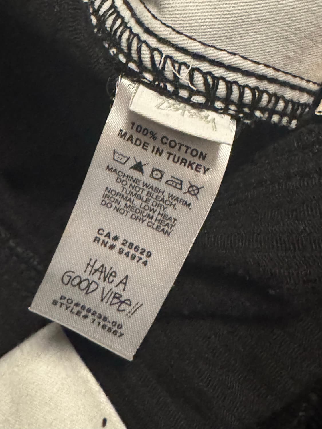 [L] 스투시 와이드 웨일 비치 코듀로이 팬츠 블랙 상품이미지6