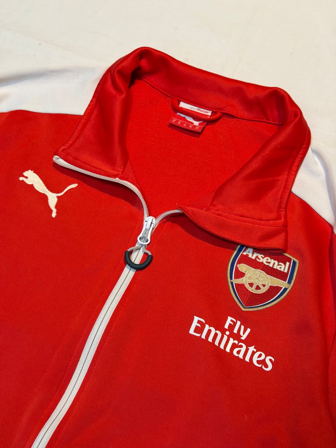 대장급 푸마 14-15 아스날 트랙탑 져지 레드 화이트 상품이미지2