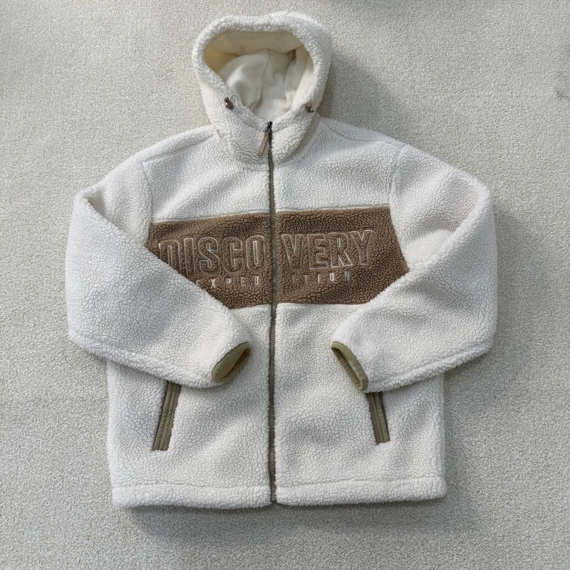 [100] 디스커버리 뽀글이 후드 자켓 0106T1 상품이미지1